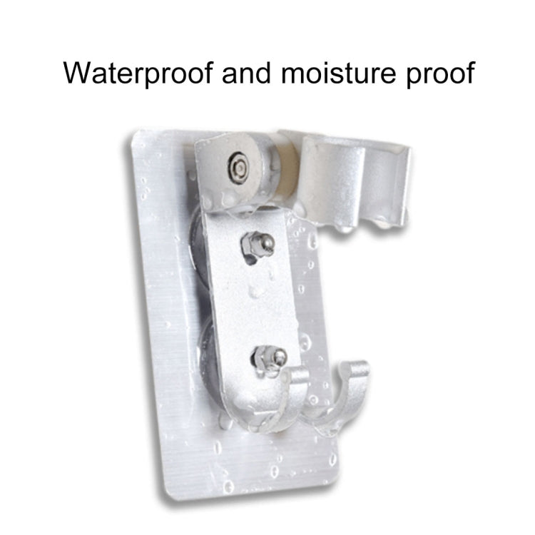 Staffa per doccia da bagno regolabile senza tracce, supporto per soffione in alluminio Space, Shower Bracket