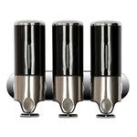 Bottiglia di sapone per shampoo liquido per lavaggio a parete con erogatore manuale per doccia tripla per hotel, capacità: 1200 ml, 1200ml/Black, 1200ml/Gold, 1200ml/Red, 1200ml/Silver, 1200ml/Transparent, 1200ml/White