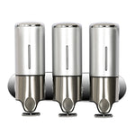 Bottiglia di sapone per shampoo liquido per lavaggio a parete con erogatore manuale per doccia tripla per hotel, capacità: 1200 ml, 1200ml/Black, 1200ml/Gold, 1200ml/Red, 1200ml/Silver, 1200ml/Transparent, 1200ml/White