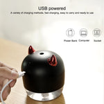 Umidificatore atomizzante Devil WT-H21 con luci notturne colorate, capacità del serbatoio dell'acqua: 200 ml
