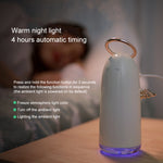 TSHM0 Umidificatore atomizzante Mini Angel con luci notturne colorate, capacità del serbatoio dell'acqua: 230 ml