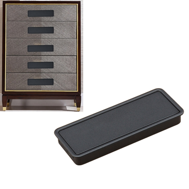Maniglia per guardaroba semplice con fessura, maniglia invisibile per cassetto incassato nascosto, distanza tra i fori: 96 mm, 96mm