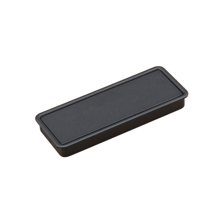 Maniglia per guardaroba semplice con fessura, maniglia invisibile per cassetto incassato nascosto, distanza tra i fori: 96 mm, 96mm