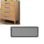 Maniglia per guardaroba semplice con fessura, maniglia invisibile per cassetto incassato nascosto, distanza tra i fori: 96 mm, 96mm