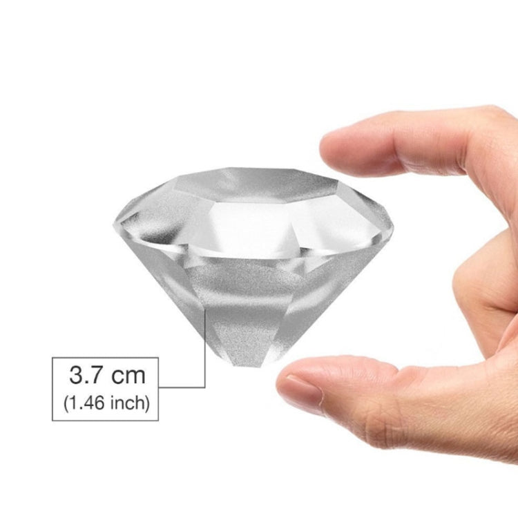 Nuovo 4 cavità a forma di diamante 3D Stampo per cubetti di ghiaccio Bar Party Vassoi in silicone Stampo per cioccolato Utensile da cucina, Diamond Shape