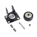 2 pezzi da 2 pollici per mobili, tavolino da caffè, ruota freno universale silenziosa, 2 inch Universal Brake Wheel