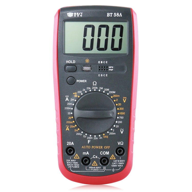Multimetro digitale multifunzione BEST-58A 22x16x6 cm