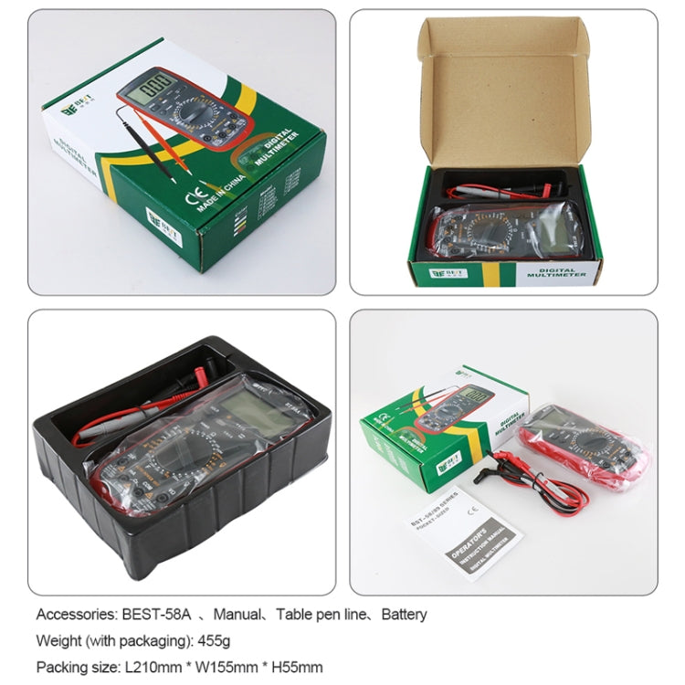 BEST-58A Multifunction Digital Multimeter, BEST-58A