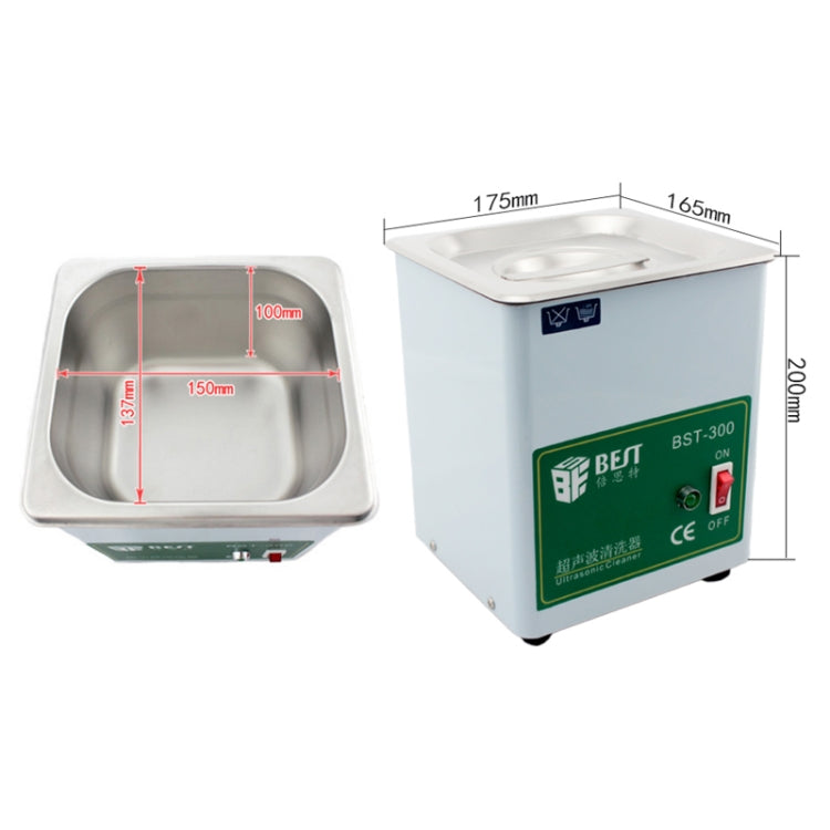 BEST Pulitore a ultrasuoni portatile pratico da 1,8 litri (tensione 220 V), BEST 1.8L