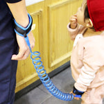 Imbracatura di sicurezza per bambini Guinzaglio per bambini Anti smarrimento Collegamento al polso Corda di trazione Bracciale anti smarrimento, Lunghezza: 1,5 m, 1.5m Orange, 1.5m Blue
