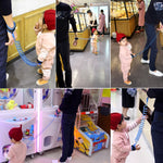 Imbracatura di sicurezza per bambini Guinzaglio per bambini Anti smarrimento Collegamento al polso Corda di trazione Bracciale anti smarrimento, Lunghezza: 2,5 m, 2.5m  Orange, 2.5m Blue