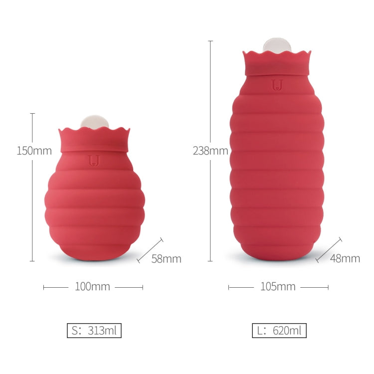 Borsa per acqua calda originale Xiaomi Youpin Jotun Judy Borsa per acqua calda in silicone di piccole dimensioni: 15x10x5,8 cm, Hot Water Bag
