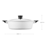 Pentola per zuppa originale Xiaomi Zhiwu per uso domestico 4L pentola per alimenti antiaderente pentola elettrica in lega di alluminio, GJT03CM