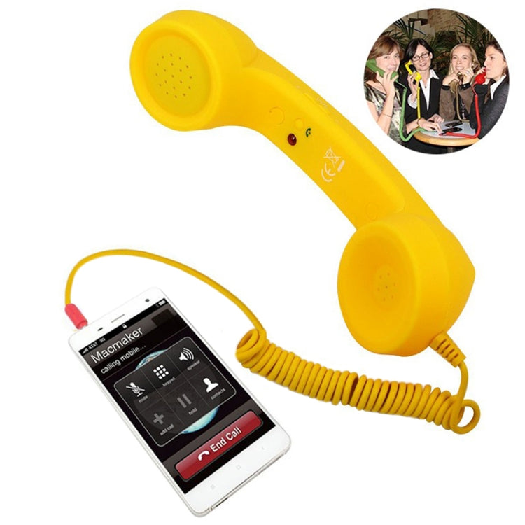 Ricevitore per telefono cellulare anti-radiazioni con microfono retrò da 3,5 mm