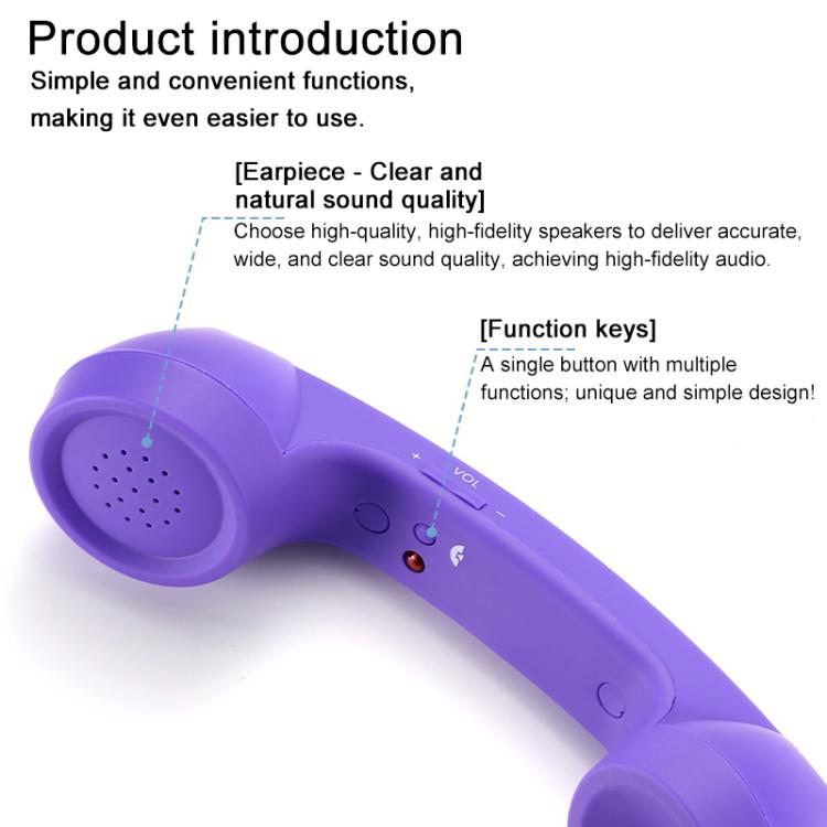 Ricevitore telefono cellulare con microfono 3,5 mm