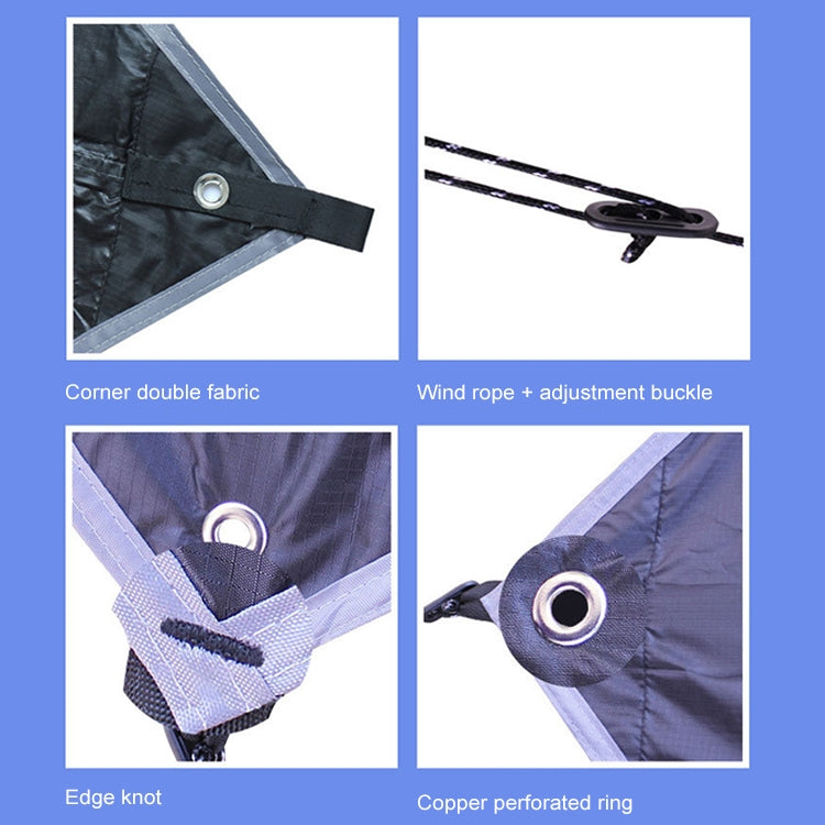 Set di fondali per amaca con zanzariera resistente alle intemperie per esterni, 360x290cm Lake Green