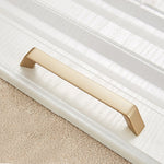 2 PZ 9009-128 Maniglia per porta dell'armadio moderna e semplice, per armadio, cassetto, maniglia in lega di zinco, 9009-128