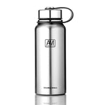 Bottiglia sportiva portatile di grande capacità con tazza isolante termica in acciaio inossidabile sottovuoto da 610 ml, 610ml