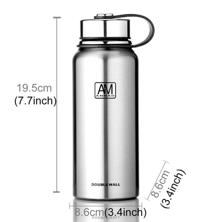 Bottiglia sportiva portatile di grande capacità con tazza isolante termica in acciaio inossidabile sottovuoto da 610 ml, 610ml
