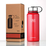 Bottiglia sportiva portatile di grande capacità con tazza isolante termica in acciaio inossidabile sottovuoto da 610 ml, 610ml