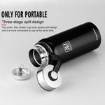 Bottiglia sportiva portatile di grande capacità con tazza isolante termica in acciaio inossidabile sottovuoto da 610 ml, 610ml