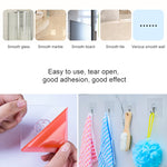 10 pezzi in PVC + acciaio inossidabile, a forma di prugna spessa, adesivo senza cuciture, impermeabile, trasparente, resistente, per montaggio a parete da cucina, Thick