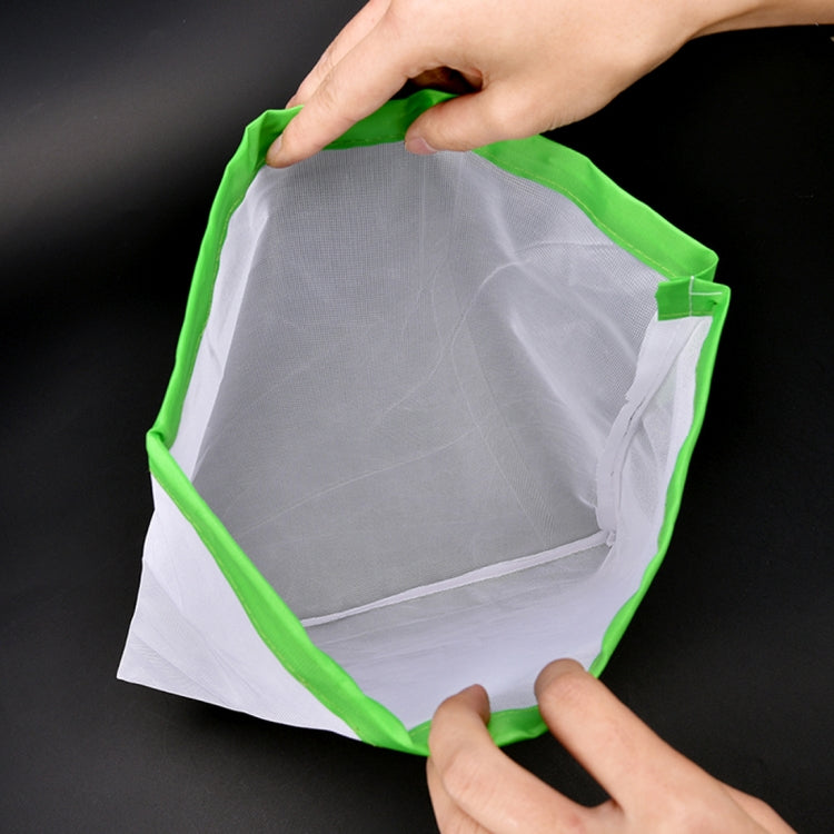 10 sacchetti portaoggetti in rete riutilizzabili per sandwich di frutta con doppia cucitura, dimensioni: 30 cm x 20 cm, consegna a colori casuale, Size: 30cm x 20cm