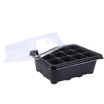 5 PZ Vassoio per Piantine Piastra per Germogli 12 Fori Vasi per vivai Coperchi per Vassoi Scatola per Giardinaggio Bonsai Mini Piastra per vivai a effetto serra, 12 Holes, 5pcs 12 Holes