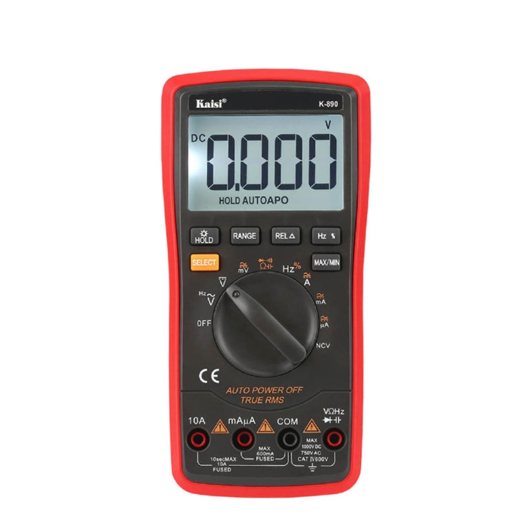 Kaisi K-890 Professional LCD Digital Multimeter Portable Electric Digital Multimeter Tester