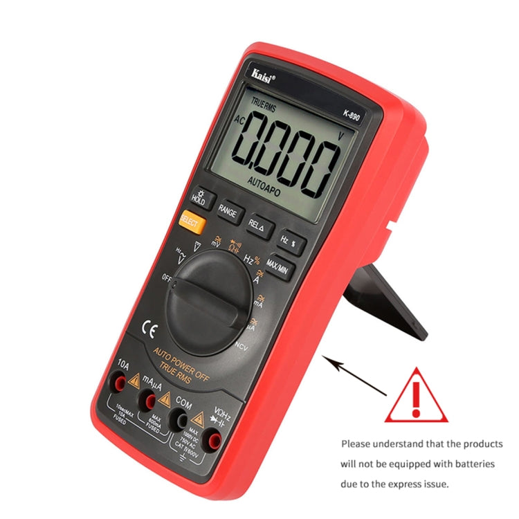 Kaisi K-890 Professional LCD Digital Multimeter Portable Electric Digital Multimeter Tester