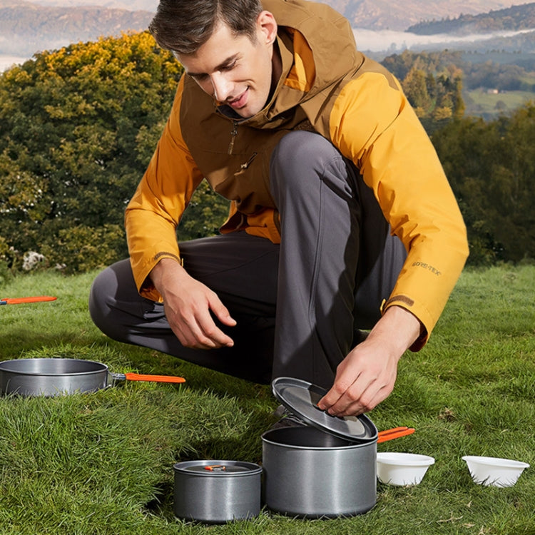 Hewolf 1692 Stoviglie da campeggio all'aperto Pentole Set di pentole per 2-3 persone, HW-K1692 For 2-3 Person