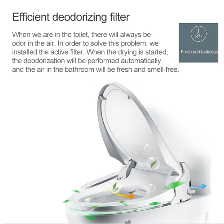 Universal Bathroom Automatic Flush Massage Smart Toilet Cleaner Cover