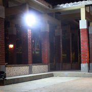 Lampada da parete LED solare esagonale con sensore luce