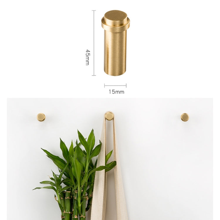 Gancio per appendere la chiave per appendere la chiave creativa in ottone, dimensioni: 4,5x1,5 cm, 4.5x1.5cm