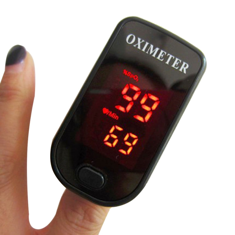 Pulsossimetro da dito portatile con display LED
