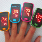 Pulsossimetro da dito portatile con display LED