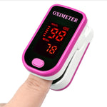Pulsossimetro da dito portatile con display LED