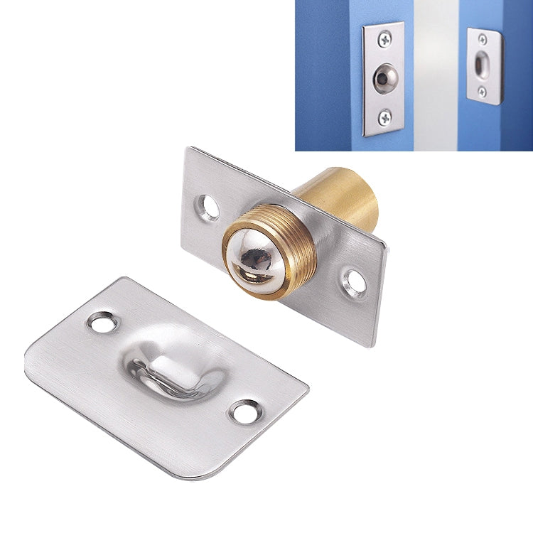 1 paio di perline per porta invisibili in acciaio inossidabile 107, perline a molla, perline speciali con chiusura a perline, 107 Copper + stainless Steel Panel