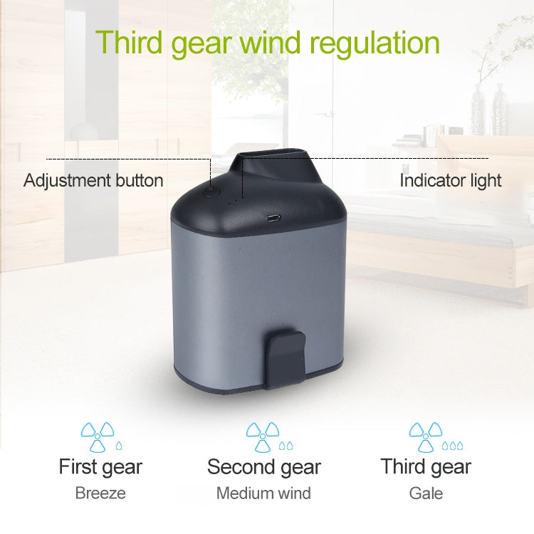 Ventilatore USB portatile da appendere con 3 velocità