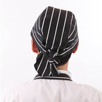 Berretto da lavoro per cameriere da chef unisex stile semplice, cappello da pirata, berretto da turbante, Turban Cap 2, Turban Cap Red, Turban Cap Black, Turban Cap stripe, Turban Cap1