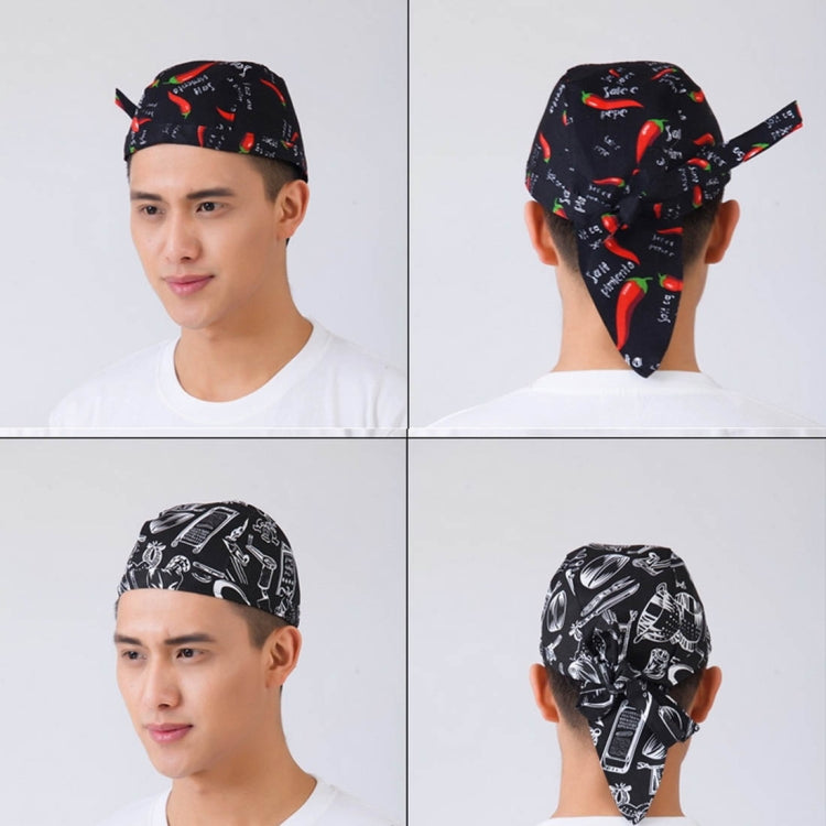 Berretto da lavoro per cameriere da chef unisex stile semplice, cappello da pirata, berretto da turbante, Turban Cap 2, Turban Cap Red, Turban Cap Black, Turban Cap stripe, Turban Cap1