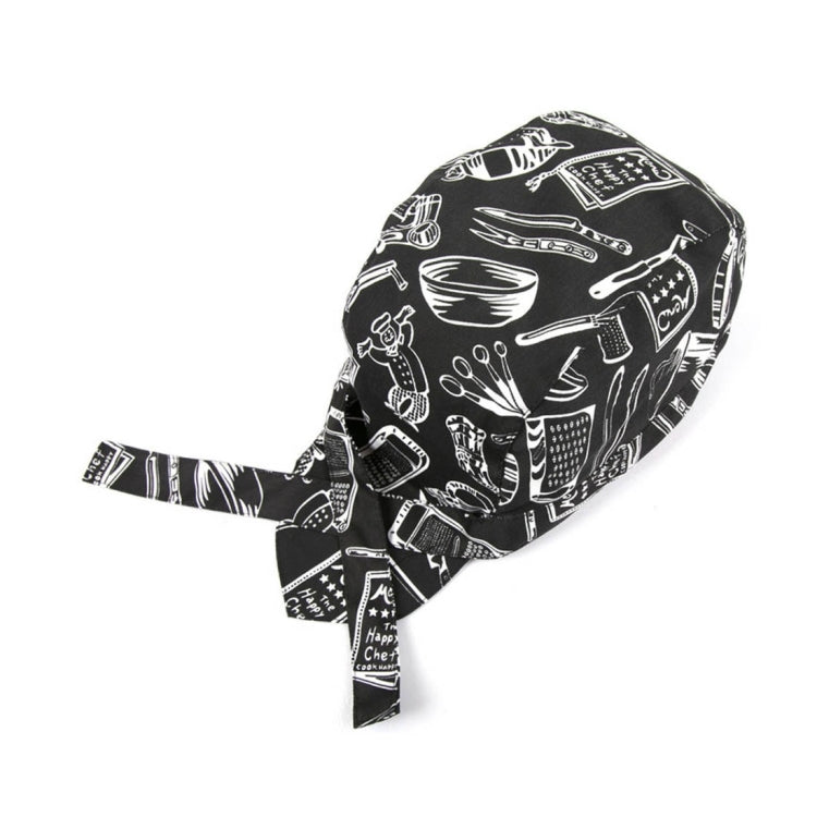 Berretto da lavoro per cameriere da chef unisex stile semplice, cappello da pirata, berretto da turbante, Turban Cap 2, Turban Cap Red, Turban Cap Black, Turban Cap stripe, Turban Cap1