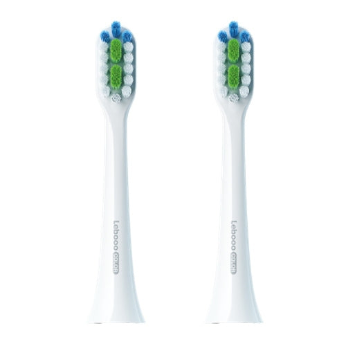 HUAWEI Lebooo LBS-T053A Testina per spazzolino intelligente da 2 pezzi (per HCB0001), LBS-T053A Toothbrush Head (Black), LBS-T053A Toothbrush Head (White)