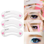 Strumenti per modelli di forme di stencil per sopracciglia 3 in 1, 3 in 1