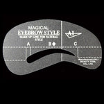Strumenti per modelli di forme di stencil per sopracciglia 24 in 1, 24 in 1