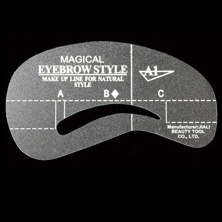 Strumenti per modelli di forme di stencil per sopracciglia 24 in 1, 24 in 1