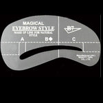 Strumenti per modelli di forme di stencil per sopracciglia 24 in 1, 24 in 1