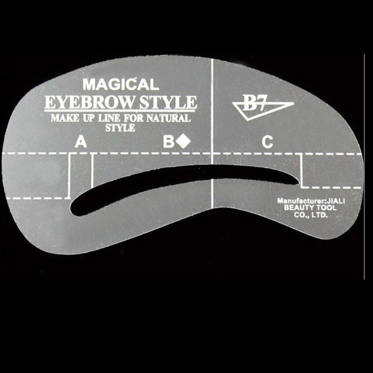 Strumenti per modelli di forme di stencil per sopracciglia 24 in 1, 24 in 1