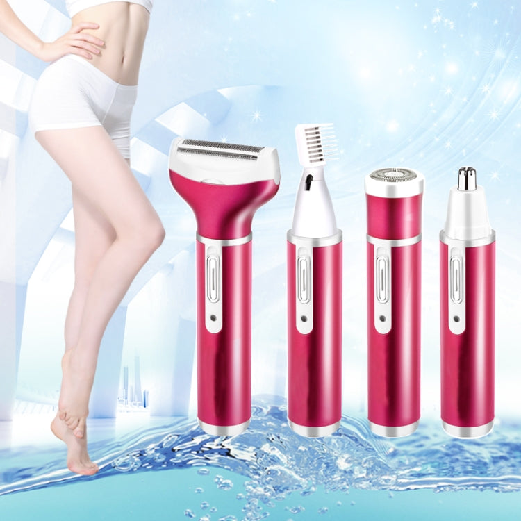 Set rasoio elettrico corpo 4 in 1 ricaricabile USB