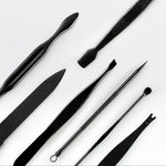 Kit manicure pedicure 12 in 1 con custodia in pelle
